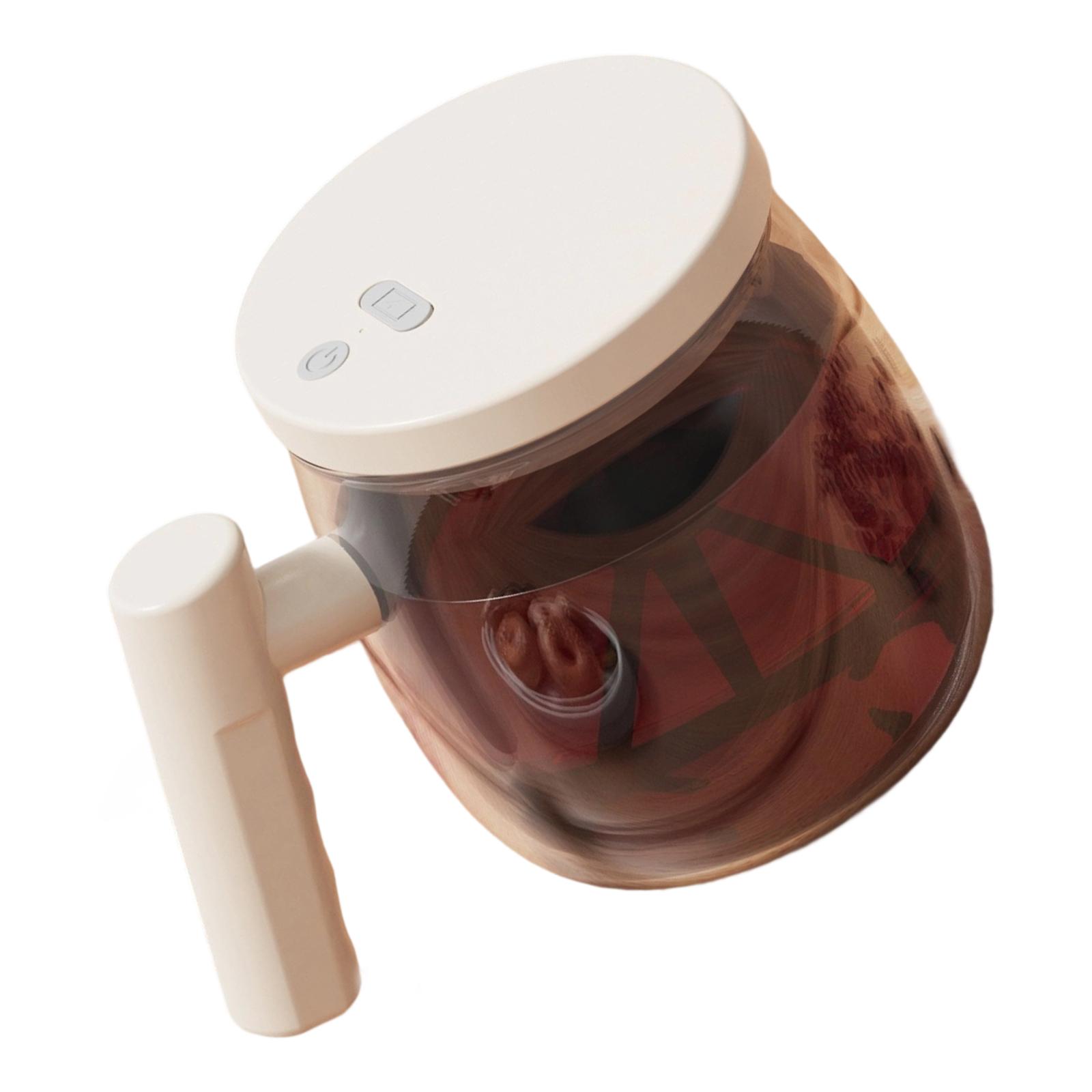 

Electric Glass Coffee Mug Auto Stirring Portable USB Rechargeable Quiet Motor Beverage Mixer For Office Travel хаки