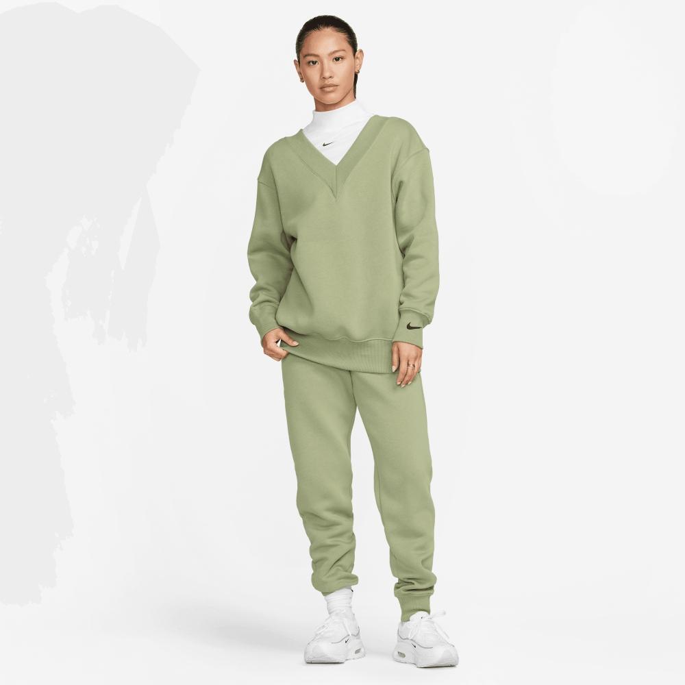 Nike W nsW Phnx Flc Os Vneck sWtsh Fb8318 386