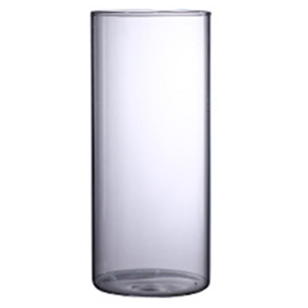 Clear Glass Flower Vase Tabletop Borosilicate Vases Floral Arrangements for Home Office Wedding Table