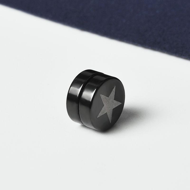 Pánské trendy magnetické náušnice a unisex falešné klipy na uši