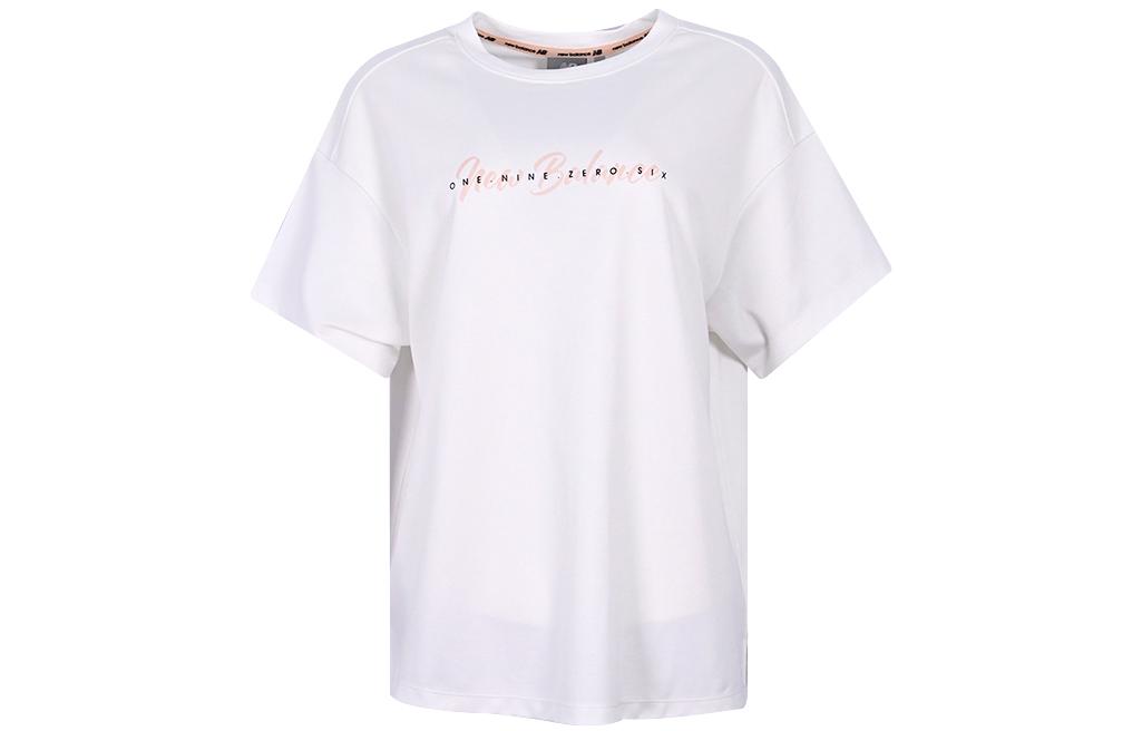 New Balance IU Drop Shoulder Sleeve T Shirt Women s White 5EC2U432-WT M