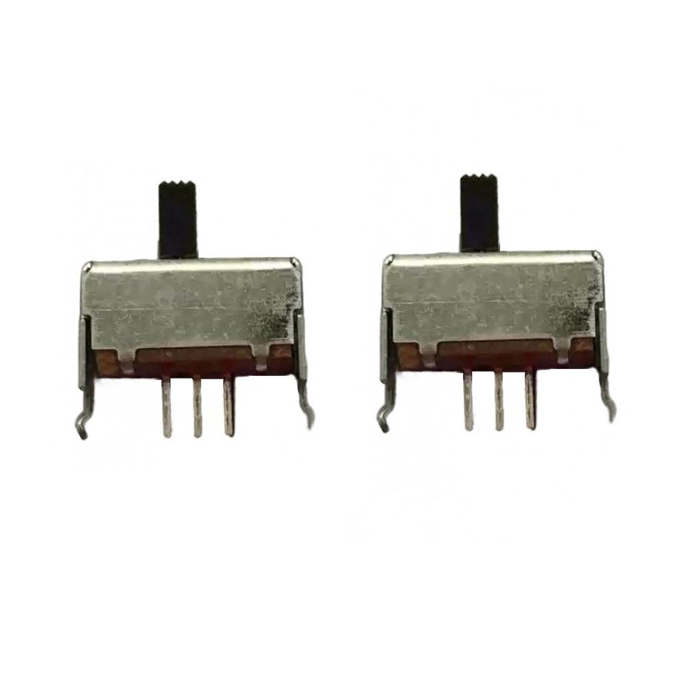 2PCS SSSF011700 Vertical Toggle Switch 3-Pin 2-Position Sliding Single-Row Plug-In Switch With Bracket DC1-30V Toggle Switch