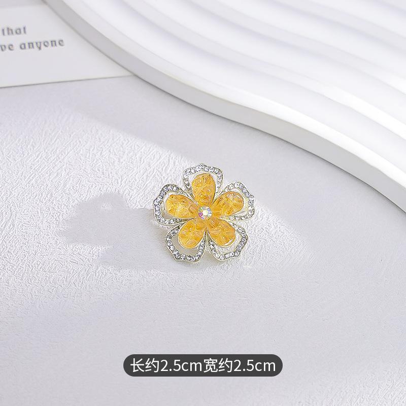 

Брошь с цветком циркония, женская брошь высокого класса, дизайнерская брошь Sense Niche Pin, женская роскошная, темпераментная, изысканная, аксессуары