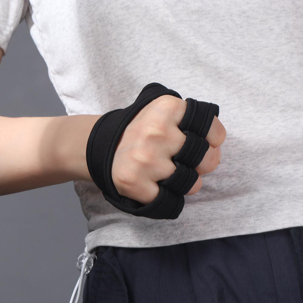 1 Pair Women Palm Protector Gloves Non-slip Weightlifting Hand Protect Pads  Gym/Fitness