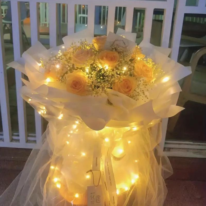 10Pack Fairy Light String Led Copper Wire String Light 2m/1m Battery Powered Decorations Lights For Bedroom Garden Party Decor