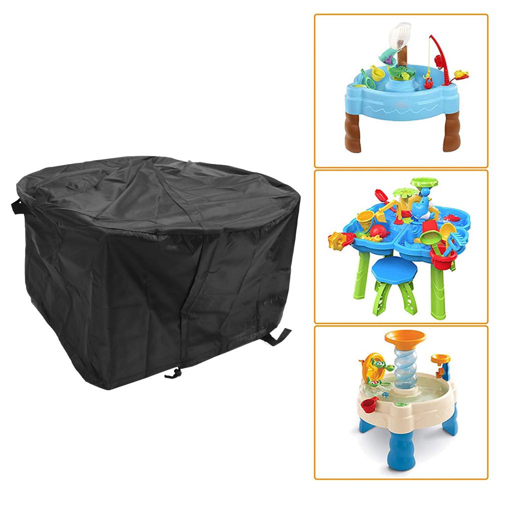 Kinder Spielen Tisch Abdeckung Wasserdicht Staubdicht Sonnenschirm Silber Beschichtet 420D Oxford Tuch