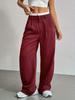 2025 Women's High-Waist Casual Loose Straight Trousers - Japanese & Korean Style for Spring/Summer