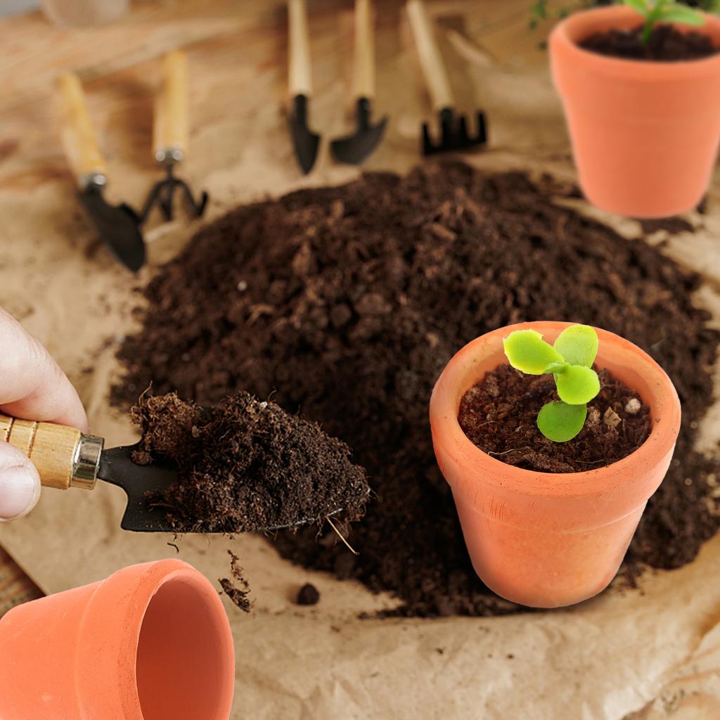 20 Pcs Mini Clay Planter 1.2 Inch Terracotta Pots Small Plant And Flower Pots