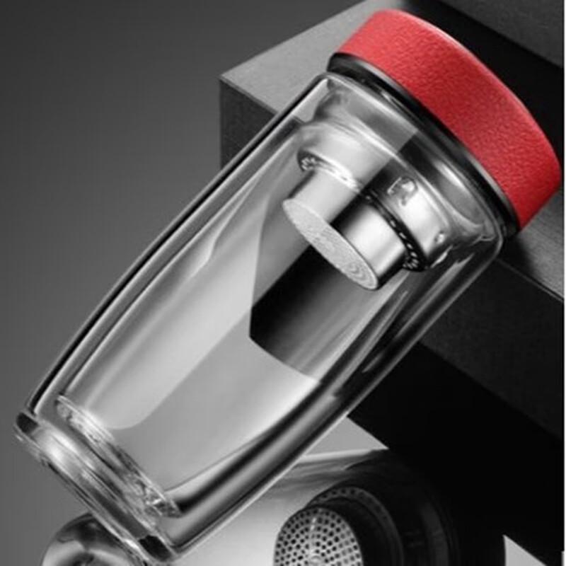 SX Double-Walled Portable Business Glass Bottle