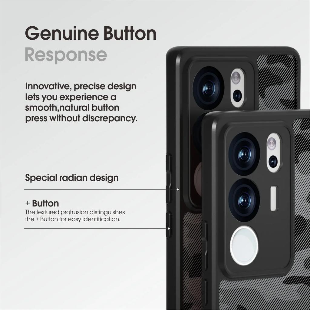 (Comes with wrist strap)IBMRS for Vivo S17 Case, Military-Grade Protection, Yellowing Resistant, Scratch-Resistant Back,Classic Series, Clear camo