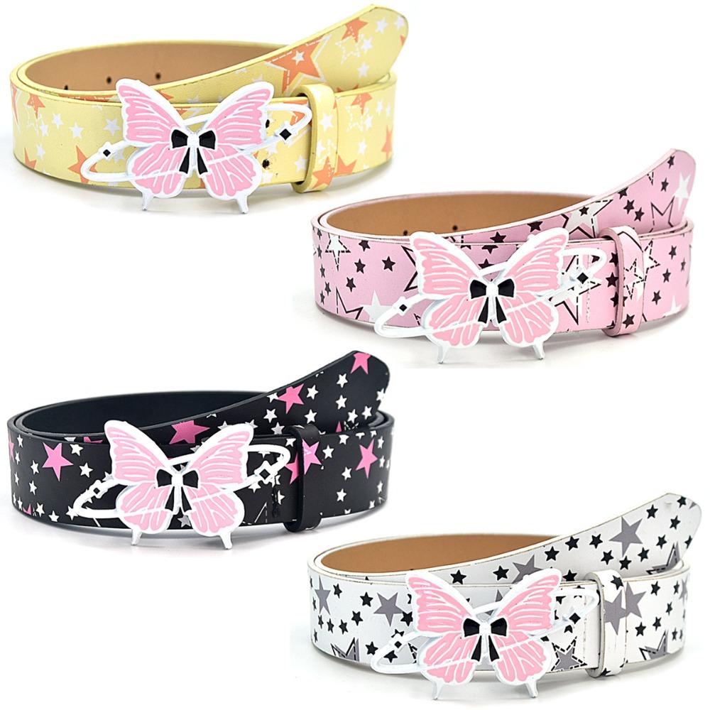 Alloy Fashion Belt Star Pattern Waist Strap Trendy Dress Belt Party Occasion