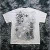 Classic Y2K Gothic Style High Street T-shirt Print Oversized T Shirt Harajuku Round Neck Cotton Tops 2026 Summer Men Women Tops