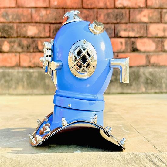 Kleine Taucherhelme von Royal Handicraft, 15,24-cm-Taucherhelme, nautische Tischtaucherhelme sowie Büro- und Heimdekoration