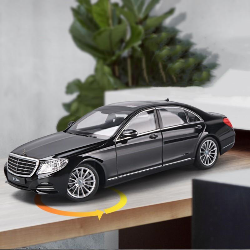 Welly 1/24 Mercedes-Benz Classe S S500 Modello di Auto in Lega Diecast Metallo Veicoli Giocattolo Modello di Auto Alta Simulazione Collezione Regali per Bambini
