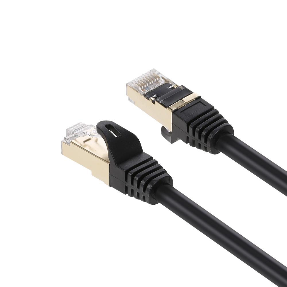 CAT8 síťový kabel 40Gbps 2000MHz Ethernetový kabel s vícevrstvým stíněním 26AWG čisté měděné jádro