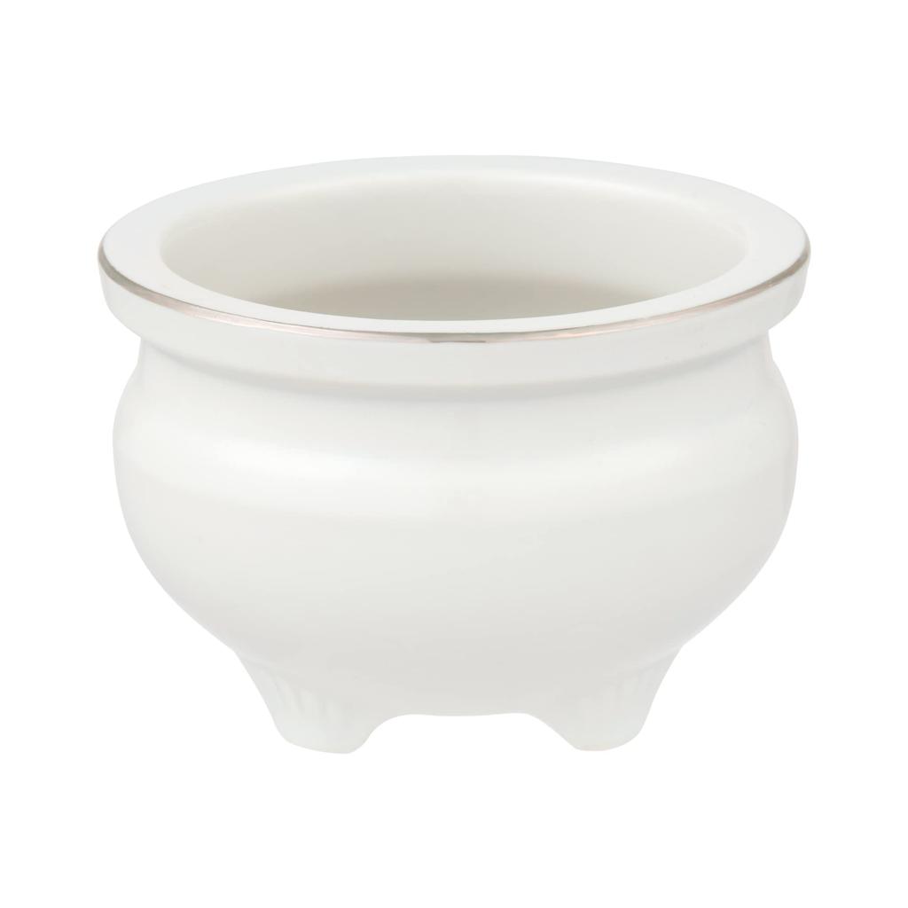 Tomatsu Shoten Buddhistische Altaraccessoires, Shinto-Altaraccessoires, Weißgoldener Lotus 3.0 Räuchergefäß AM-TM591