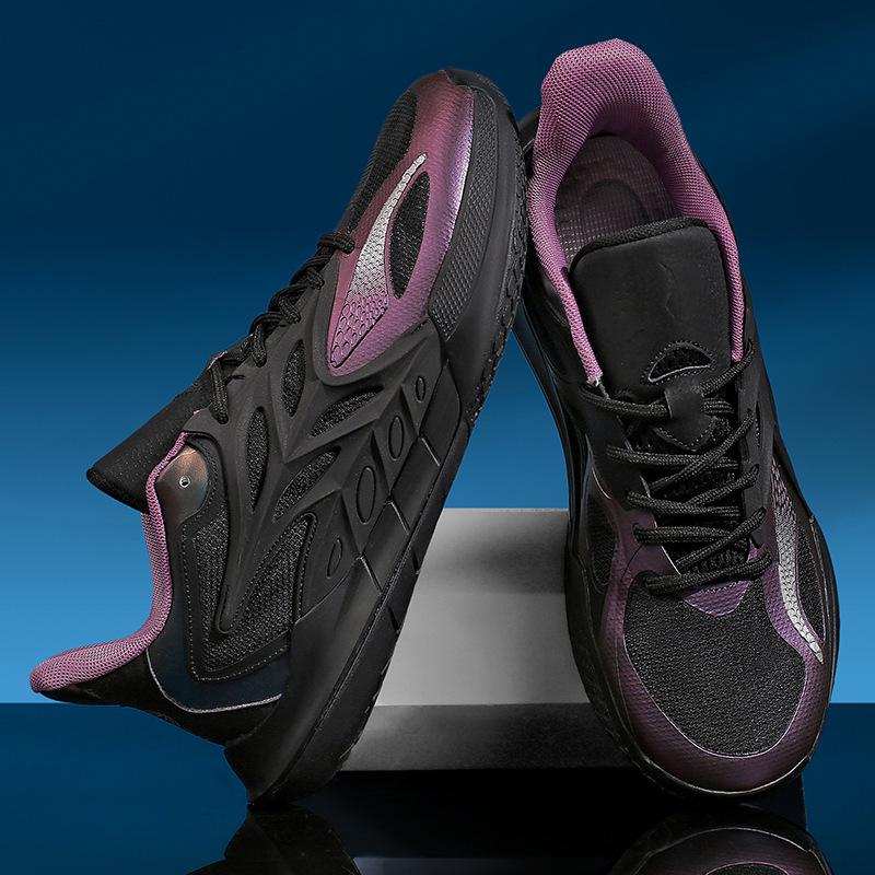 Ultra-Light Men's Youth Basketball & Running Shoes - Breathable, Non-Slip, Wear-Resistant, Low-Top