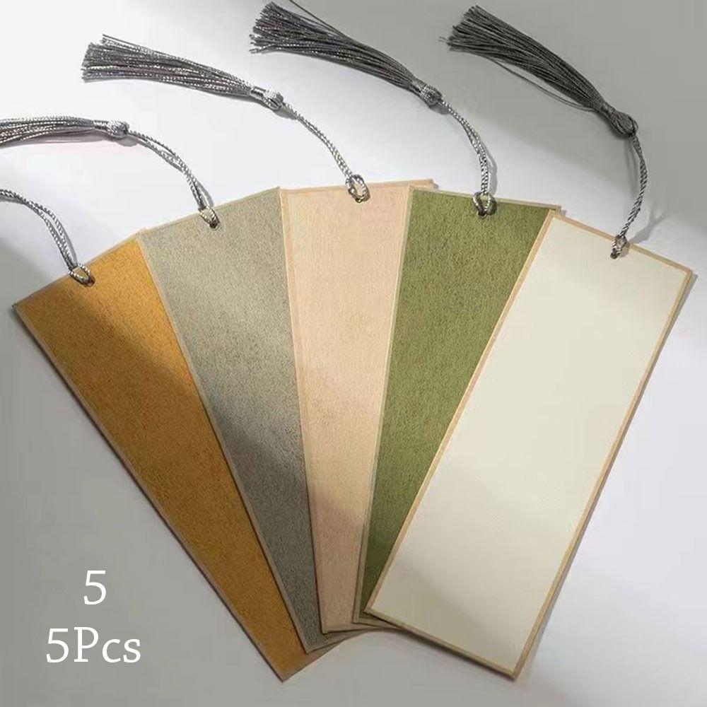 5/10Pcs Creative Xuan Paper Bookmarks Funny DIY Separator Pages Tags Stationery Hand-painted School Office Supplies