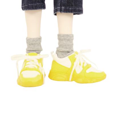 Trampki Kompatybilne z DD Żółta Podeszwa Buty dla Lalki 60cm Buty do Biegania dla Lalek BJD [Petite Marie] 1/3 Kuma-chan [Petite Marie] [Nr 0140]