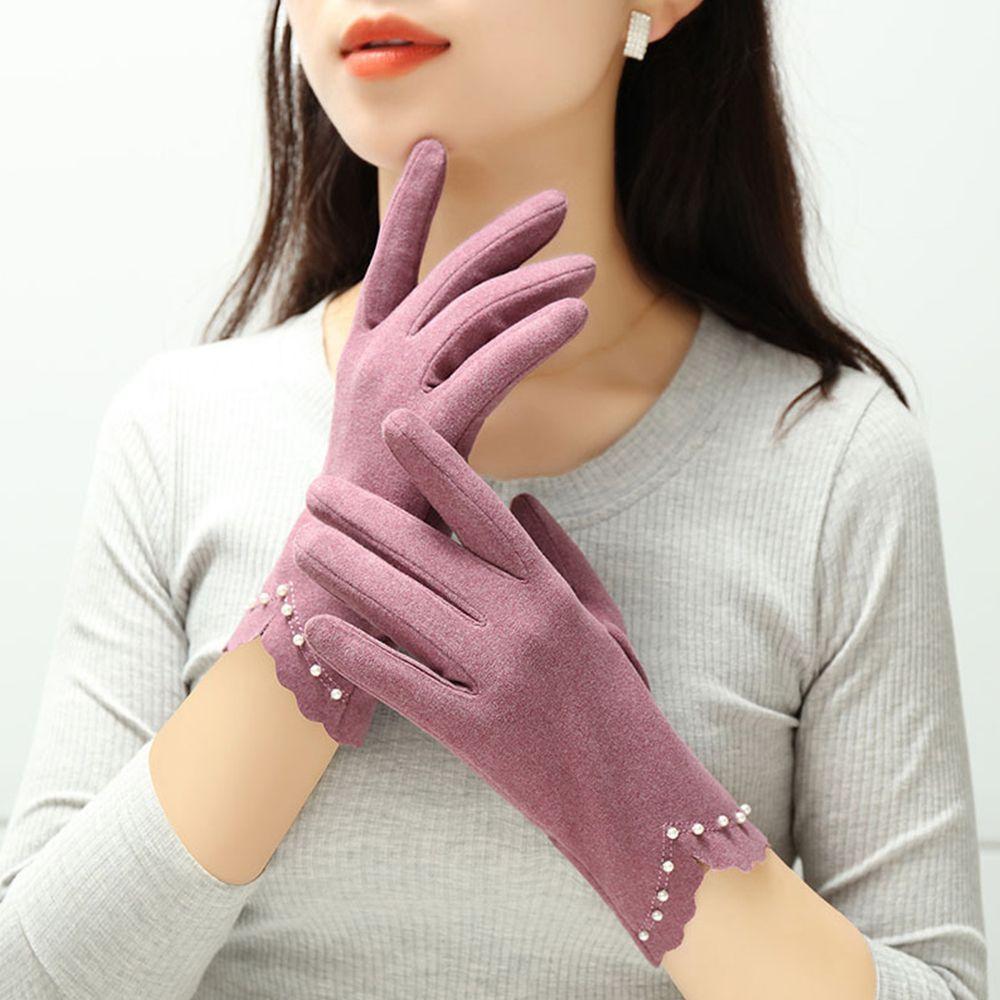 Accessories Full Finger  Gloves Korean Style Mittens German Fleece Women's Gloves