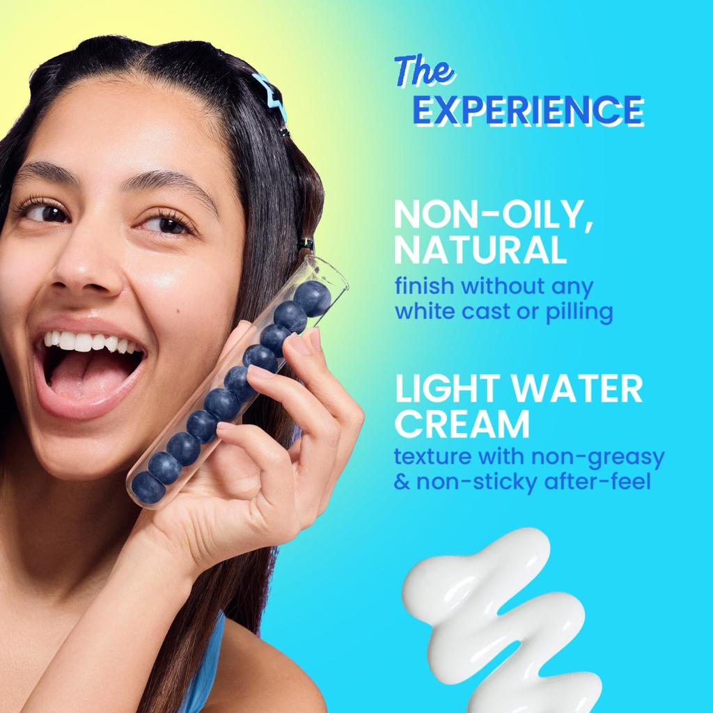Dot & Key Borůvkový Hydratační Krém na Opravu Kožní Bariéry SPF 50+ PA++++ 30 g | Lehká & Nemastná Ochrana Pleti