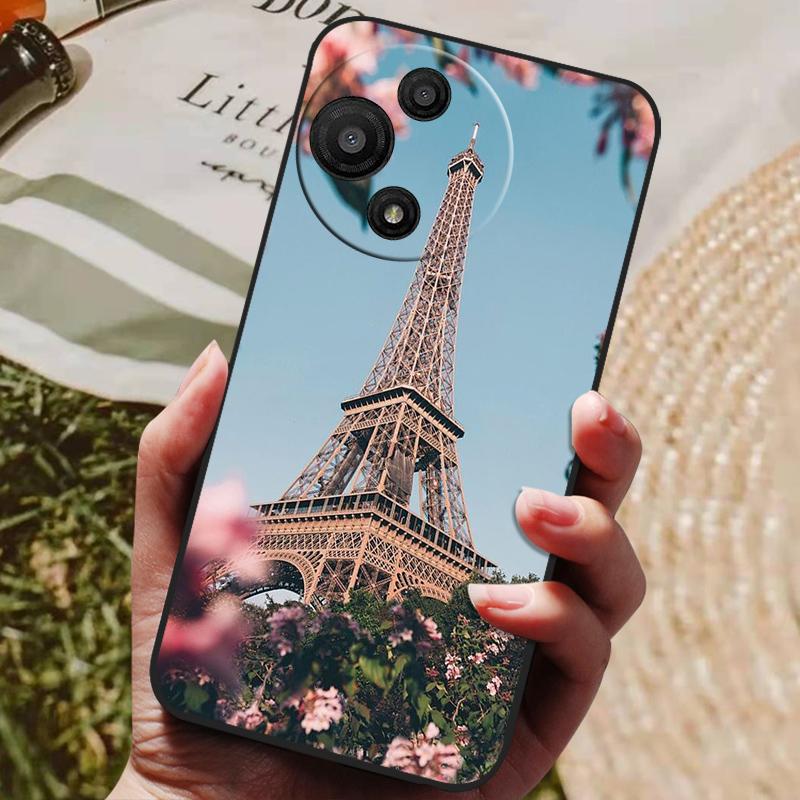 Covers For TCL 60 SE NxtPaper 5G Soft Case Cute Cat Print Silicone Cover for TCL 60SE NxtPaper 5G Case Full Protective Fundas