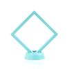 Colorful 3D Floating Picture Frame Shadow Box Jewelry Display Stand Ring Pendant Holder Protect Jewelry Stone Presentation Case