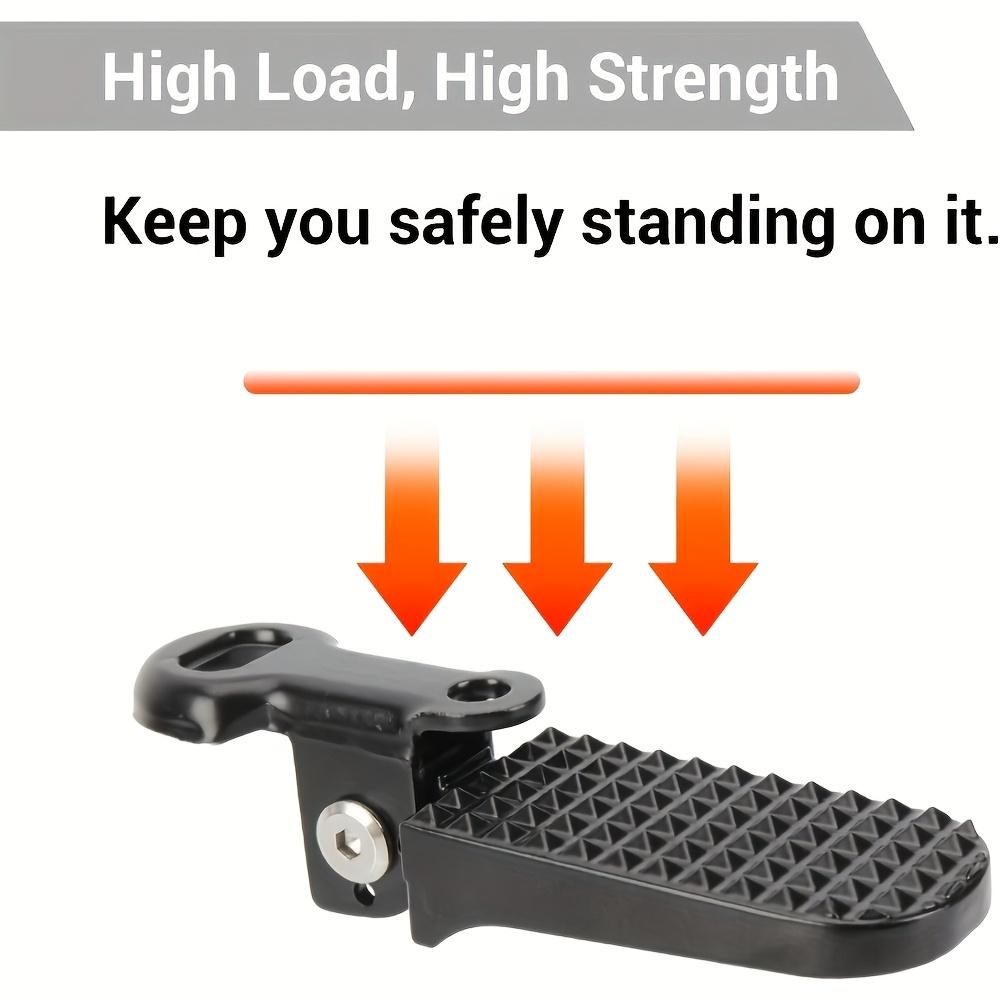 Motorcycle Bike Scooter Rear Passenger Foot Peg Footrest Pedal Bracket Stand Support Kit