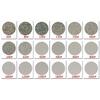 10PCS 6" Inch Grit 80-3000 Coarse To Fine Diamond Grinding Disc Coated Flat Lap Disk Abrasive Wheel Lapidary Tools Gemstone Rock