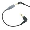 3.5mm to TRRS Microphone Cable Adaptor 3.5mm Female TRRS Microphone Adapter for SC3/SC4 Mic Camera Recording