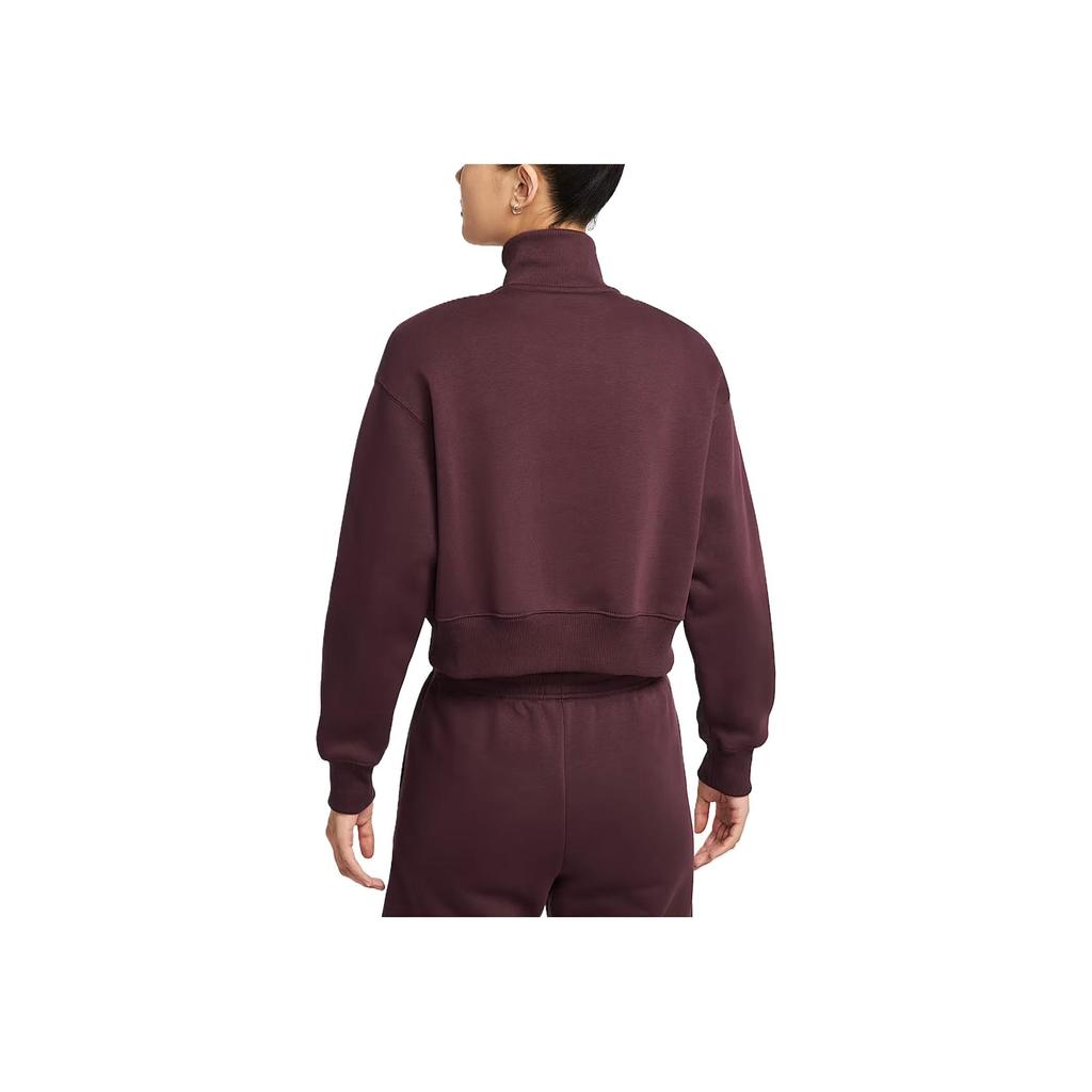 Nike Sportswear Phoenix Fleece High Neck Solid Color Simple Comfortable Aesthetic Sweatshirt Women Sweatshirt DQ5768-652