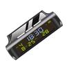 Solar Car Digital Clock, 3-in-1 Dashboard Thermometer Alarm, Displays Time | Truck Alarm Clock - Track Critical Driving Metrics Safely with a 3-in-1