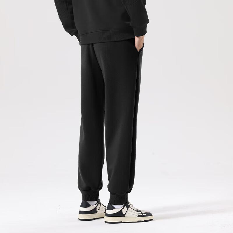 MINISO Men's Cotton-Feel Tapered Sweatpants