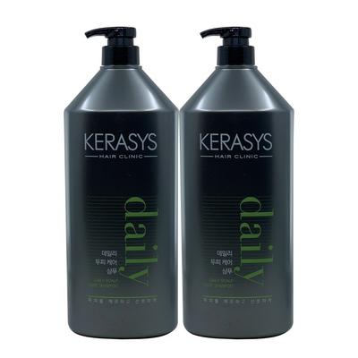 Kerasys Shampoo Quotidiano per la Cura del Cuoio Capelluto 1500ml, 1.5L, 2 unità