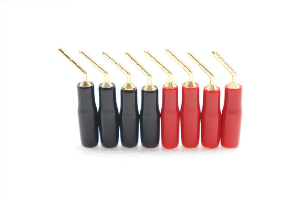 ONKODO TP-203G Terminal Tip Type Pin Plug (Phosphor Bronze) (Set of 8)