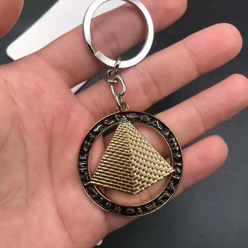 Hand-Painted Egypt Pyramids & Sphinx Resin Fridge Magnet - Tourist Souvenir. Free Shipping!