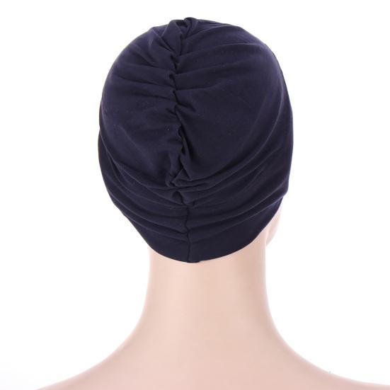 Berretto Turban Bandana Monocolore Elastico da Donna Copricapo