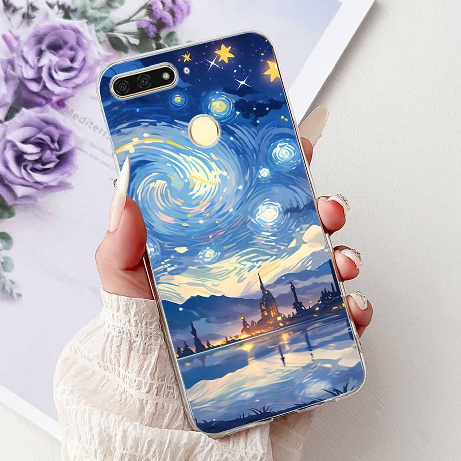 For Huawei Y6 2018 Case ATU-L21 ATU-L22 Cover Luxury Marble Butterfly Soft Silicone Phone Cover For Huawei Y6 Prime 2018 Carcasa