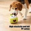 Plush Dog Toy Squeaky Sound Stuffed Puppy Toy Cartoon Fruit Shape 1 Pc