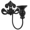 Metal Wall Sconce Holder Stylish Simple Design Enhanced Stability Elevated Rim for Dining Living Room Office Wall