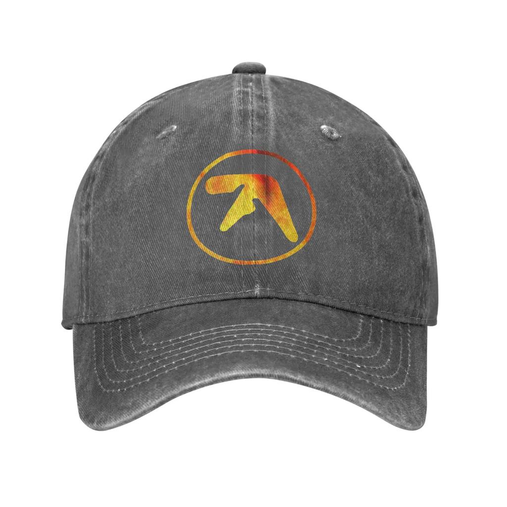 Aphex Twin Vintage Washed Denim Cap Casual Baseball Caps Adjustable Hat Summer Unisex Baseball Hats