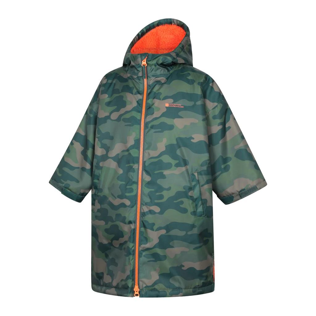 Mountain Warehouse Childrens/Kids Tidal Camouflage Waterproof Changing Robe