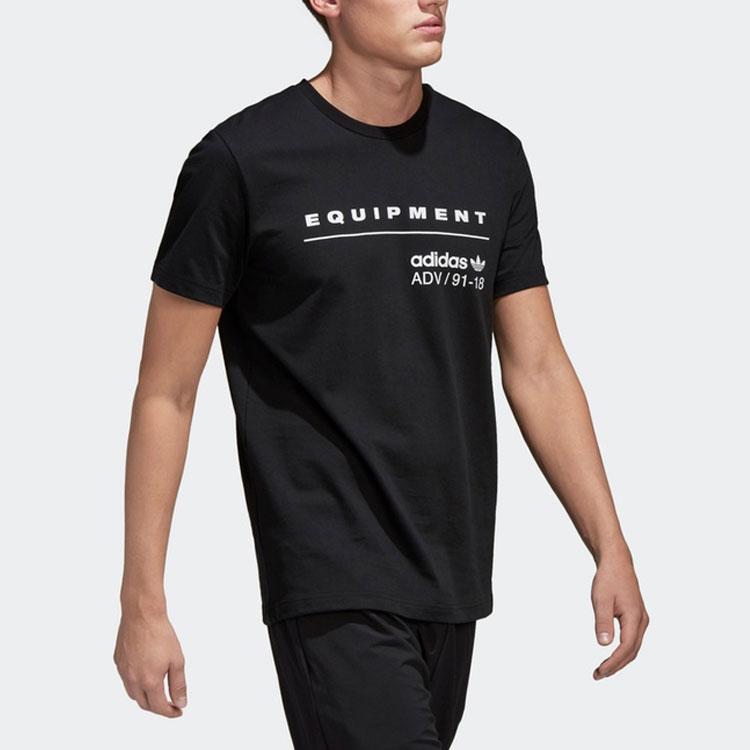 Adidas Originals Pdx Classic Tee With Letter Print Men Tops Black CV8592