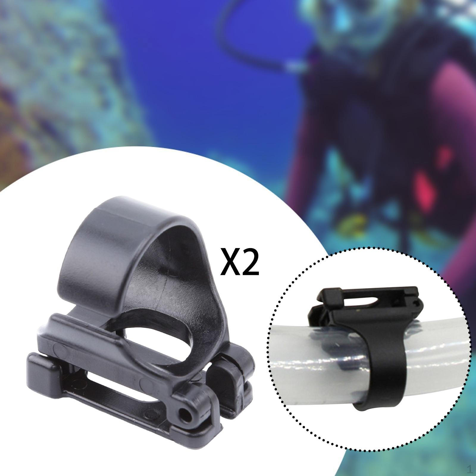 

Snorkel Keeper Tube Holder Clip Spare Part,Black for Diving Replacement Accessories