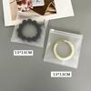 EVA 50 Silk Transparent Jewelry Storage Bag: Anti-Oxidation Seal for Earrings, Necklaces, Bracelets