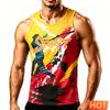 Outdoor Football Sports Men's Tank Top Summer Quick Dry Training Vest Fashion Gym T-shirt Professional Running Sleeveless Shirt