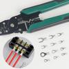 320 Pcs Non-Insulated Ring Fork U-Terminal Connector Wire Connector Durable
