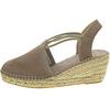 Women's Shoes Toni Pons Suede Espadrille Damen Tremp Taupe