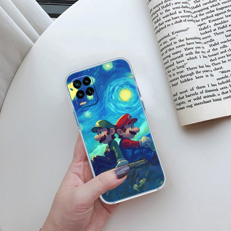 M-Marios Transparent Phone Case for Motorola Moto Edge 20 30 40 50 S30 Fusion Ultra Pro Neo Lite + G200 G23