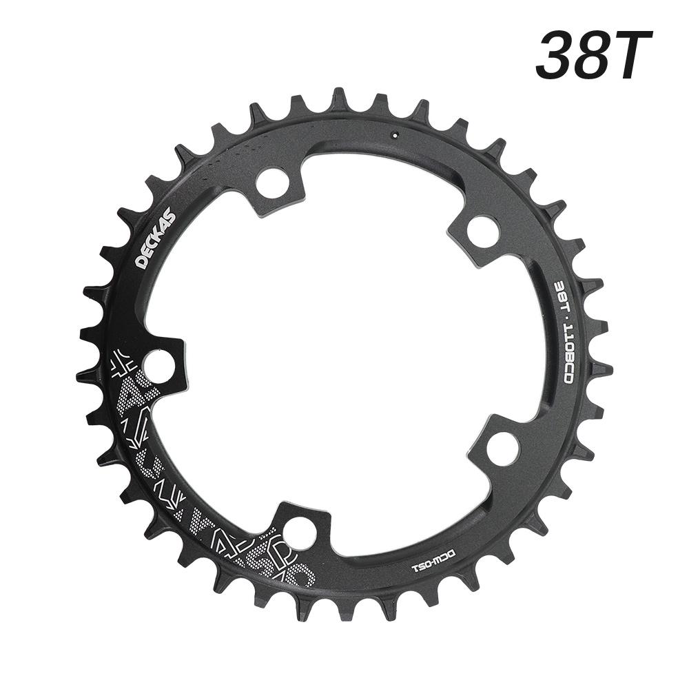 Deckas Tandhjul Rundt 110BCD til Force Red Rival S350 S900 36 38 40 42 Tænder Landevejscykel til Sram Cx Gravel Quarq 5 Arme 110 Bcd